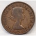 SOUTH AFRICA 1954 . HALF 1/2 PENNY . ERROR . CLIPPED and ROLLED EDGE
